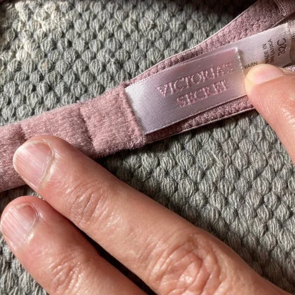 Victoria Secret Pink Metalic Mesh & Embroidery Demi Bra - Picture 7 of 10